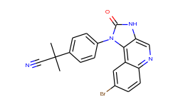 Benzeneacetonitrile, 4-(8-bromo-2,3-dihydro-2-oxo-1H-imidazo[4,5-c]quinolin-1-yl)-.alpha.,.alpha.-di