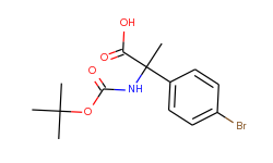 2-(4-BROMOPHENYL)-2-((TERT-BUTOXYCARBONYL)AMINO)PROPANOIC ACID