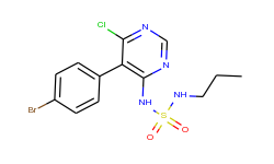 N-[5-(4-Bromophenyl)-6-chloro-4-pyrimidinyl]-N'-propyl-Sulfamide