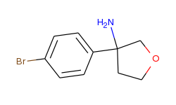 3-(4-Bromophenyl)tetrahydrofuran-3-amine