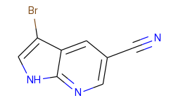 3-BROMO-1H-PYRROLO[2,3-B]PYRIDINE-5-CARBONITRILE