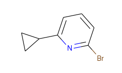 Pyridine, 2-bromo-6-cyclopropyl-