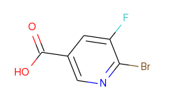 6-Bromo-5-fluoronicotinic acid