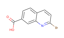 7-Quinolinecarboxylic acid, 2-bromo-