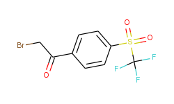 2-BROMO-1-[4-(TRIFLUOROMETHYLSULFONYL)PHENYL]ETHANONE