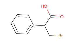 Benzeneacetic acid, α-(bromomethyl)-