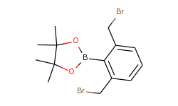 2-[2,6-bis(bromomethyl)phenyl]-4,4,5,5-tetramethyl-1,3,2-dioxaborolane