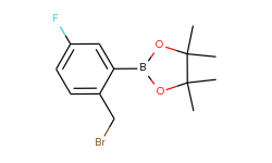 2-(2-(Bromomethyl)-5-fluorophenyl)-4,4,5,5-tetramethyl-1,3,2-dioxaborolane