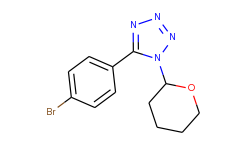 5-(4-Bromophenyl)-1-(tetrahydro-2H-pyran-2-yl)tetrazole