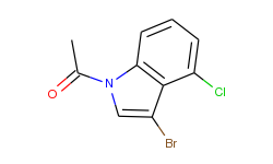 1-Acetyl-3-bromo-4-chloroindole