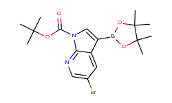 tert-Butyl 5-bromo-3-(4,4,5,5-tetramethyl-1,3,2-dioxaborolan-2-yl)-1H-pyrrolo[2,3-b]pyridine-1-carbo