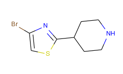 4-Bromo-2-(piperidin-4-yl)thiazole