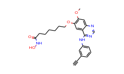 7-(4-(3-ethynylphenylamino)-7-methoxyquinazolin-6-yloxy)-N-hydroxyheptanamide