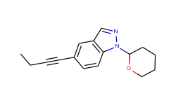 5-(but-1-yn-1-yl)-1-(tetrahydro-2H-pyran-2-yl)-1H-indazole