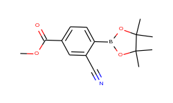 3-CYANO-4-(4,4,5,5-TETRAMETHYL-1,3,2-DIOXABOROLAN-2-YL)-BENZOIC ACID, METHYL ESTER