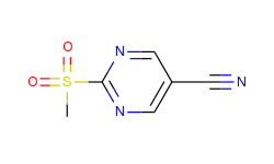 5-cyano-2-methylsulfonylpyrimidine