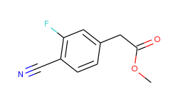 Methyl 4-cyano-3-fluorophenylacetate