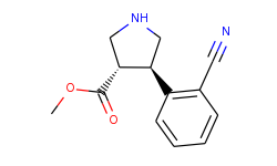 TRANS-METHYL 4-(2-CYANOPHENYL)PYRROLIDINE-3-CARBOXYLATE