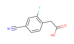 4-Cyano-2-fluorophenylacetic acid