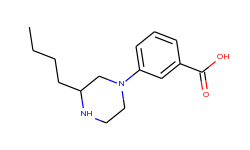 1-(3-carboxyphenyl)-3-n-butyl piperazine