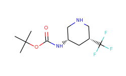 cis-3-(Boc-amino)-5-(trifluoromethyl)piperidine