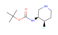 (3S,4R)-rel-3-(Boc-amino)-4-fluoropiperidine