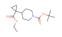 1-Boc-4-(1-ethoxycarbonyl-cyclopropyl)-piperidine