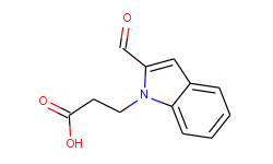 3-(2-formyl-1H-indol-1-yl)propanoic acid