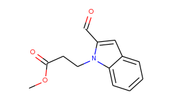 methyl 3-(2-formyl-1H-indol-1-yl)propanoate