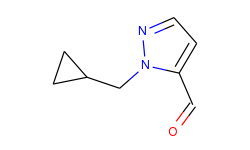 5-Formyl-1-(cyclopropylmethyl)pyrazole