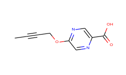 5-(But-2-yn-1-yloxy)pyrazine-2-carboxylic acid