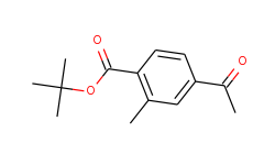 Benzoic acid, 4-acetyl-2-methyl-, 1,1-dimethylethyl ester