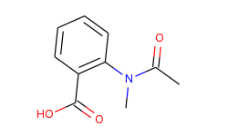 2-[acetyl(methyl)amino]benzoic acid