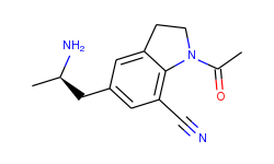 (R)-1-Acetyl-5-(2-aminopropyl)indoline-7-carbonitrile