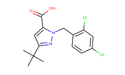 3-tert-Butyl-1-(2,4-dichlorobenzyl)-1H-pyrazole-5-carboxylic acid