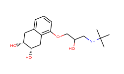 (2R,3S)-5-(3-(tert-Butylamino)-2-hydroxypropoxy)-1,2,3,4-tetrahydronaphthalene-2,3-diol