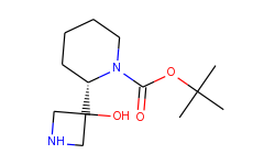 (S)-2-(3-Hydroxyazetidin-3-yl)piperidine-1-carboxylic acid tert-butyl ester