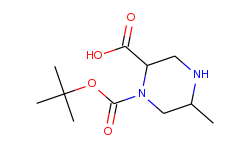 1-tert-butoxycarbonyl-5-methyl-piperazine-2-carboxylic acid