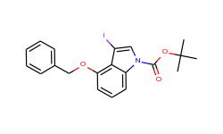 4-BENZYLOXY-3-IODOINDOLE-1-CARBOXYLIC ACID TERT-BUTYL ESTER