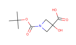 1-(tert-butoxycarbonyl)-3-hydroxyazetidine-3-carboxylic acid