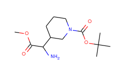 3-(AMINO-METHOXYCARBONYL-METHYL)-PIPERIDINE-1-CARBOXYLIC ACID TERT-BUTYL ESTER