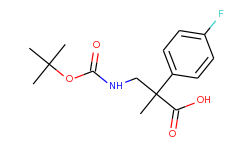 3-{[(tert-butoxy)carbonyl]amino}-2-(4-fluorophenyl)-2-methylpropanoic acid