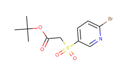 (2-BROMO-PYRIDINE-5-SULFONYL)ACETIC ACID TERT-BUTYL ESTER