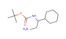 (2-Amino-1-cyclohexyl-ethyl)-carbamic acid tert-butyl ester