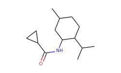 cyclopropane carboxylic acid (2-isopropyl-5-methyl cyclohexyl) amide