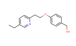 4-[2-(5-Ethyl-2-pyridinyl)ethoxy]benzenemethanol