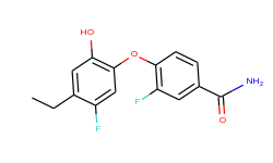 Benzamide, 4-(4-ethyl-5-fluoro-2-hydroxyphenoxy)-3-fluoro-