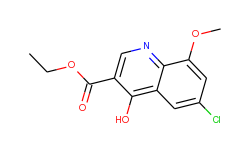 6-CHLORO-4-HYDROXY-8-METHOXYQUINOLINE-3-CARBOXYLIC ACID ETHYL ESTER