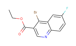 4-Bromo-6-fluoroquinoline-3-carboxylic acid ethyl ester