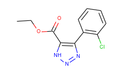 ethyl-5-(2-chlorophenyl)-3H-1,2,3-triazole-4-carboxylate